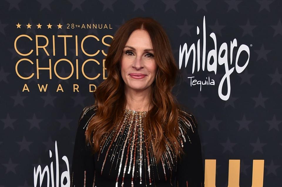 Julia Roberts arrives at the 28th annual Critics Choice Awards (Jordan Strauss/Invision/AP)