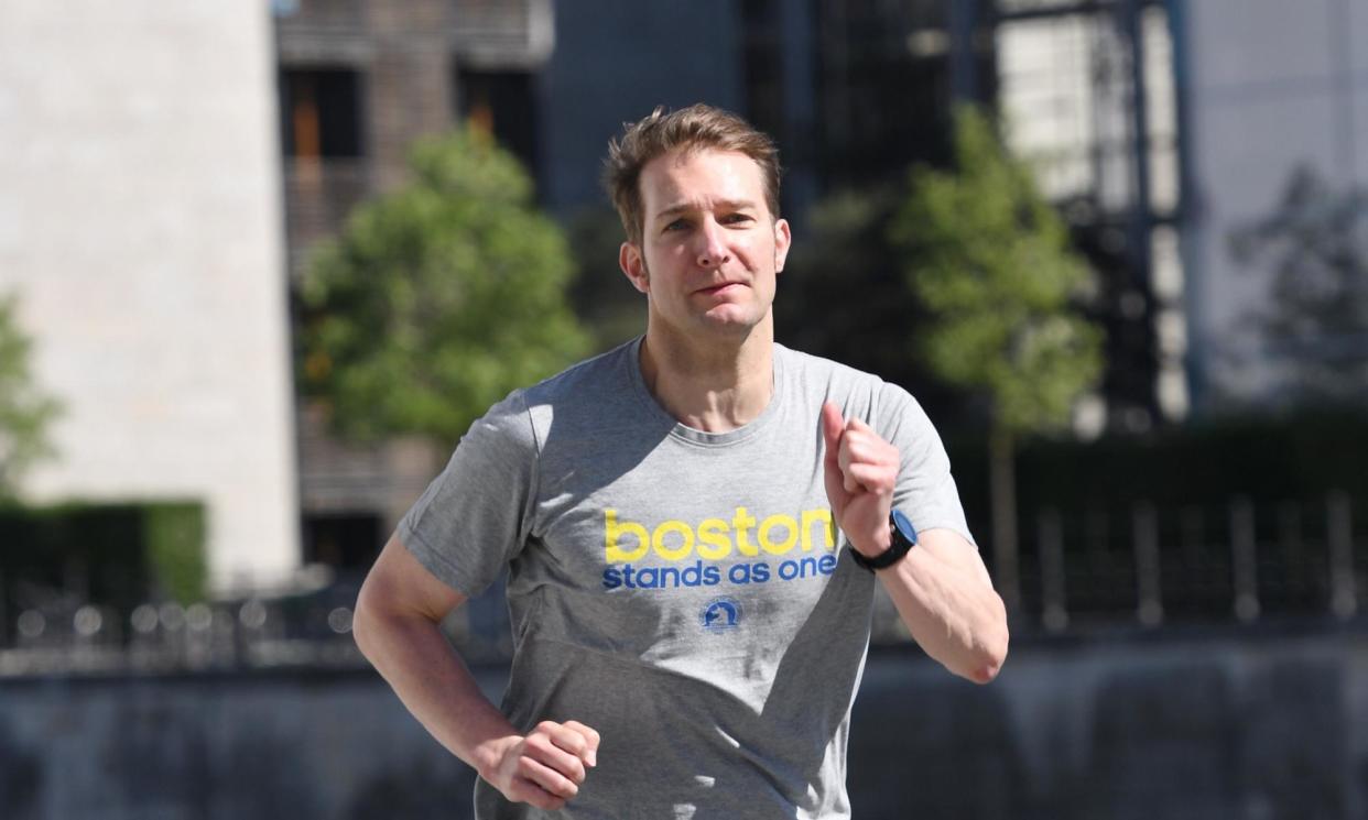 <span>Marco Seitelmann running an event in 2014.</span><span>Photograph: Supplied image</span>