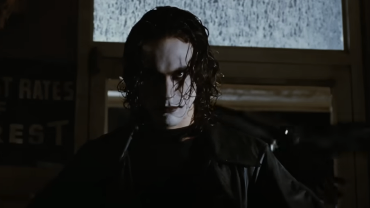  Brandon Lee in The Crow. 