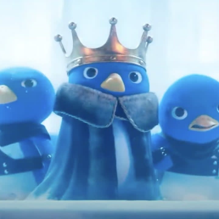 Penguin King and his army