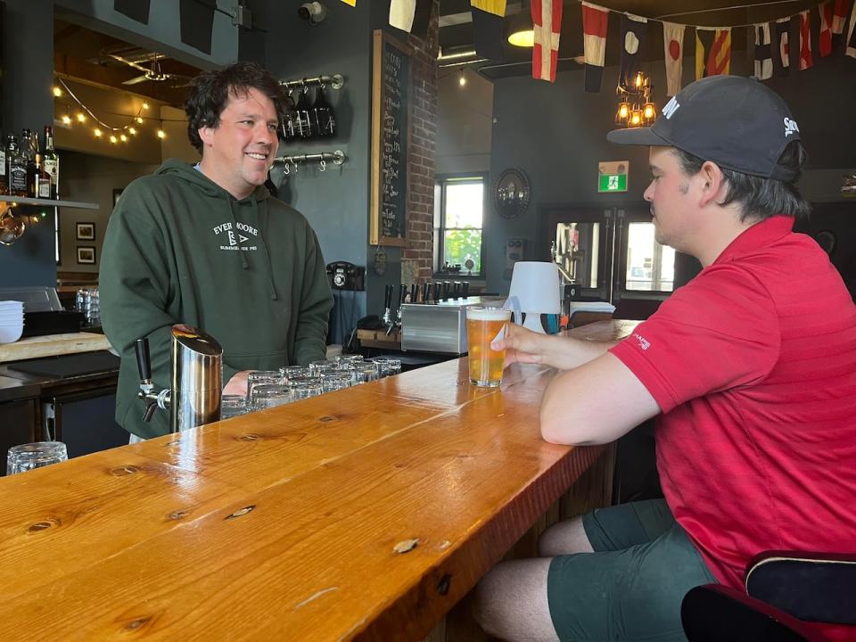 Alex Clarke from Evermoore Brewing in Summerside says he hopes he can be an example for others that it is possible to have a successful business in the city.