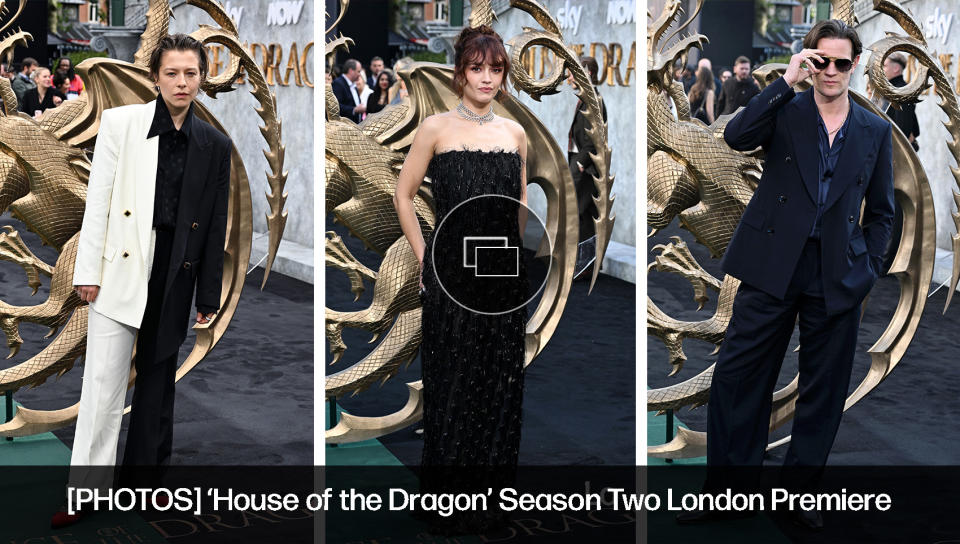 house of the dragon season 2 red carpet london premiere, celebrity style looks fashion