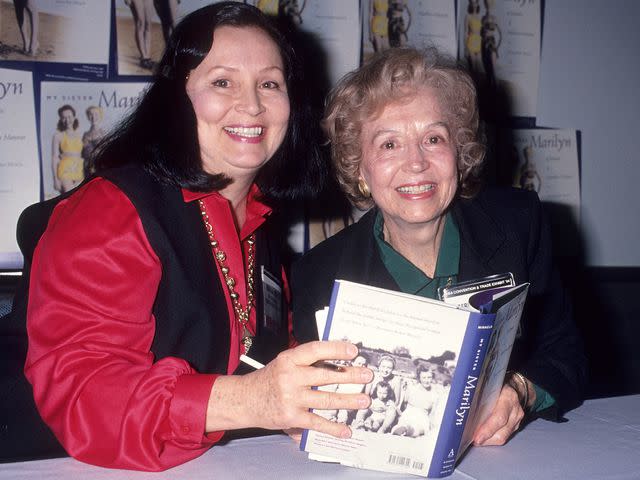 <p>Ron Galella, Ltd./Ron Galella Collection/Getty</p> Berniece Baker Miracle and daughter Mona Rae Miracle attend the 94th Annual American Booksellers Association Convention and Trade Show on May 28, 1994.