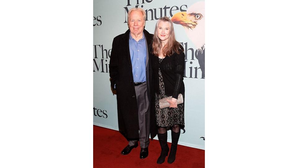 Michael McKean and Annette O'Toole pose at the opening night of "The Minutes" on Broadway at Studio 54 on April 17, 2022