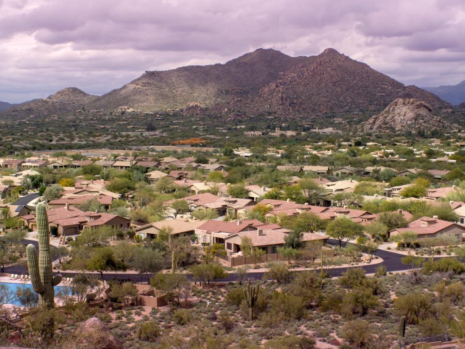 A suburb of Scottsdale, Arizona.