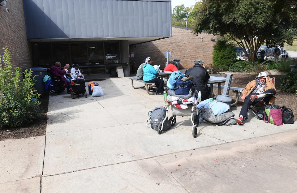 U.S. Congressman William Timmons toured the Opportunity Center in Spartanburg on Oct. 25, 2022. This is the front of the center. 