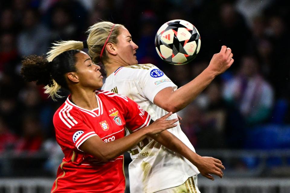 Lindsey Horan could hold the key to success for Lyon in the Women’s Champions League  (AFP via Getty Images)