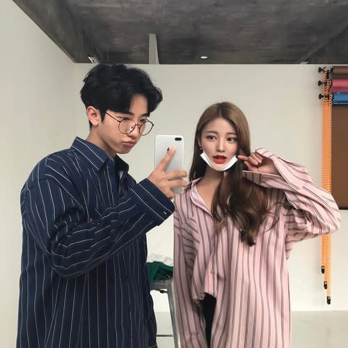 couple, kfashion, and korean 圖片