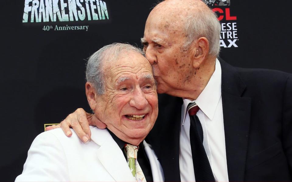 Mel Brooks and Carl Reiner in 2014 - Getty