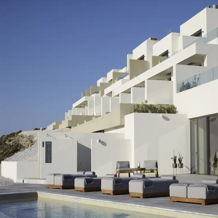 New hotel in Greece with infinity pool