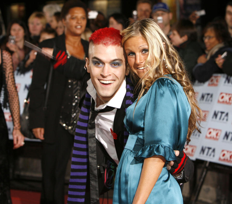 Pete Bennett and Nikki Grahame at the Royal Albert Hall in London, United Kingdom. (Photo by Richard Lewis/WireImage)