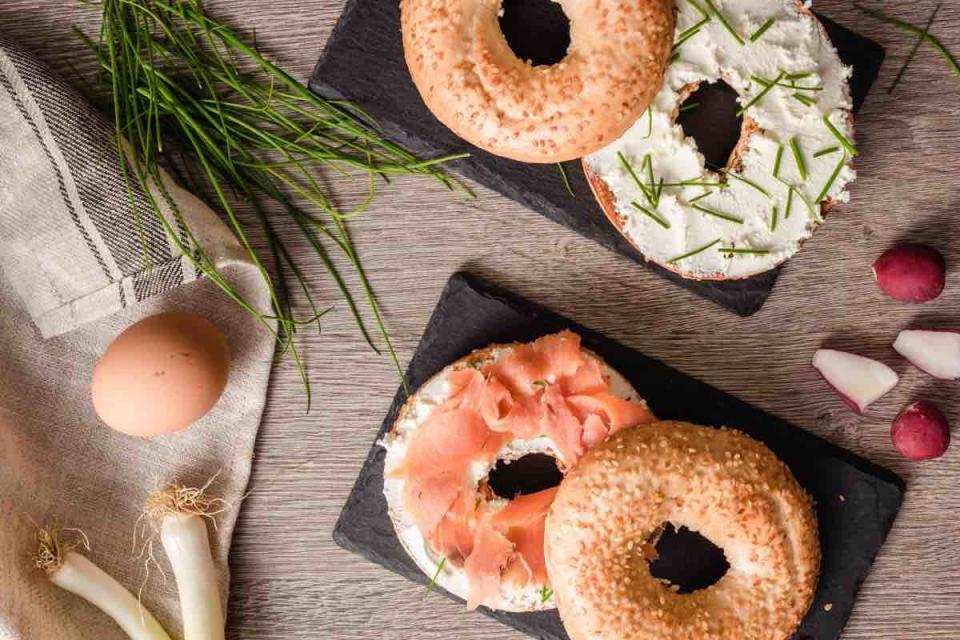 receta con bagel tradicional 