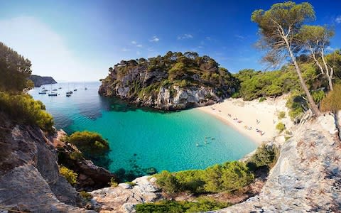 Menorca is a popular destination for Spanish beach lovers - Credit: Michele Falzone/Michele Falzone