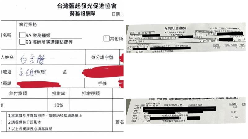 阿Ben曾檢舉藝起發光逃漏稅，更喊話如果查證沒問題將要公開道歉。（圖／翻攝自阿Ben臉書）