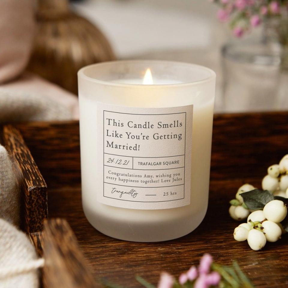 12) Bride to Be Soy Candle Gift