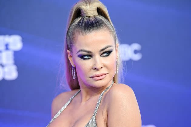 Carmen Electra at the 2022 People's Choice Awards in Santa Monica, California.