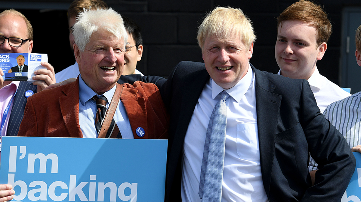 The Independent has launched a petition calling on Rishi Sunak to block Boris Johnson’s plan to give an honour to his father (Getty )