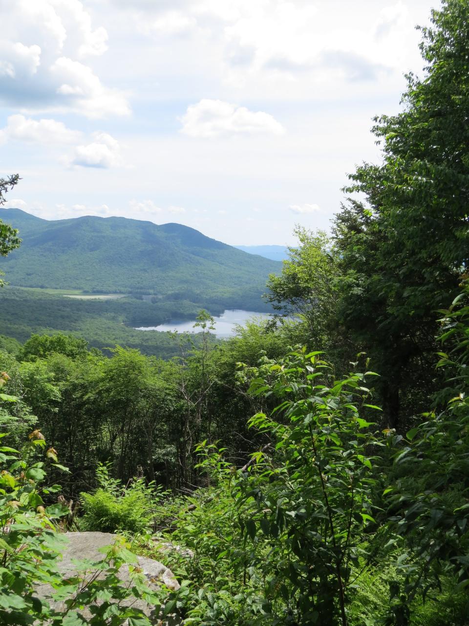 Chittenden Reservoir outside of Rutland, as seen from the North Country National Scenic Trail.