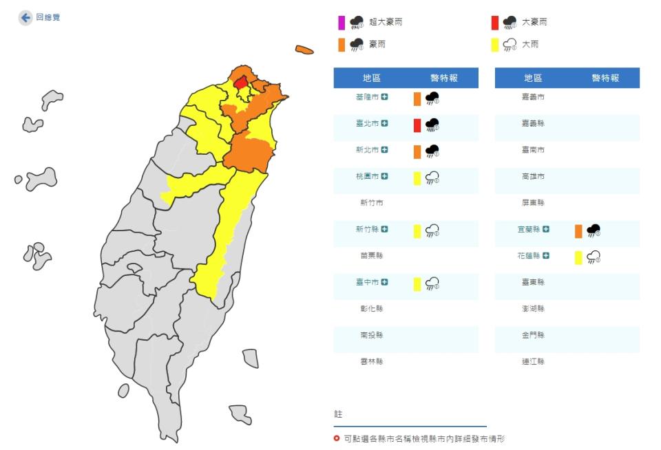 （取自 氣象 局 網站）