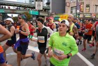 <p>While some races will allow service animals, <a href="https://help.nyrr.org/tcsnycmarathon/s/article/what-are-nyrrs-rules-of-competition1" rel="nofollow noopener" target="_blank" data-ylk="slk:running with your pet;elm:context_link;itc:0;sec:content-canvas" class="link ">running with your pet</a> is typically a no-go.</p>