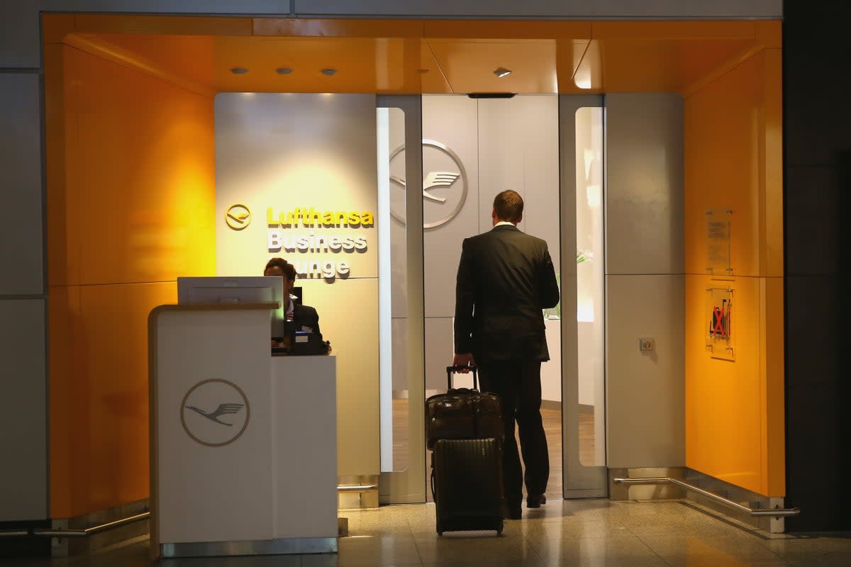 Lufthansa's Business class lolunge in Frankfurt (Getty Images)