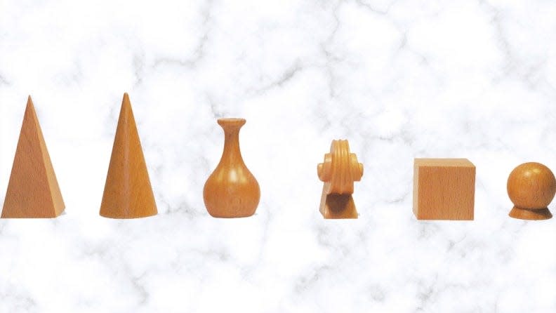 This minimalist chess set is perfect for collectors.