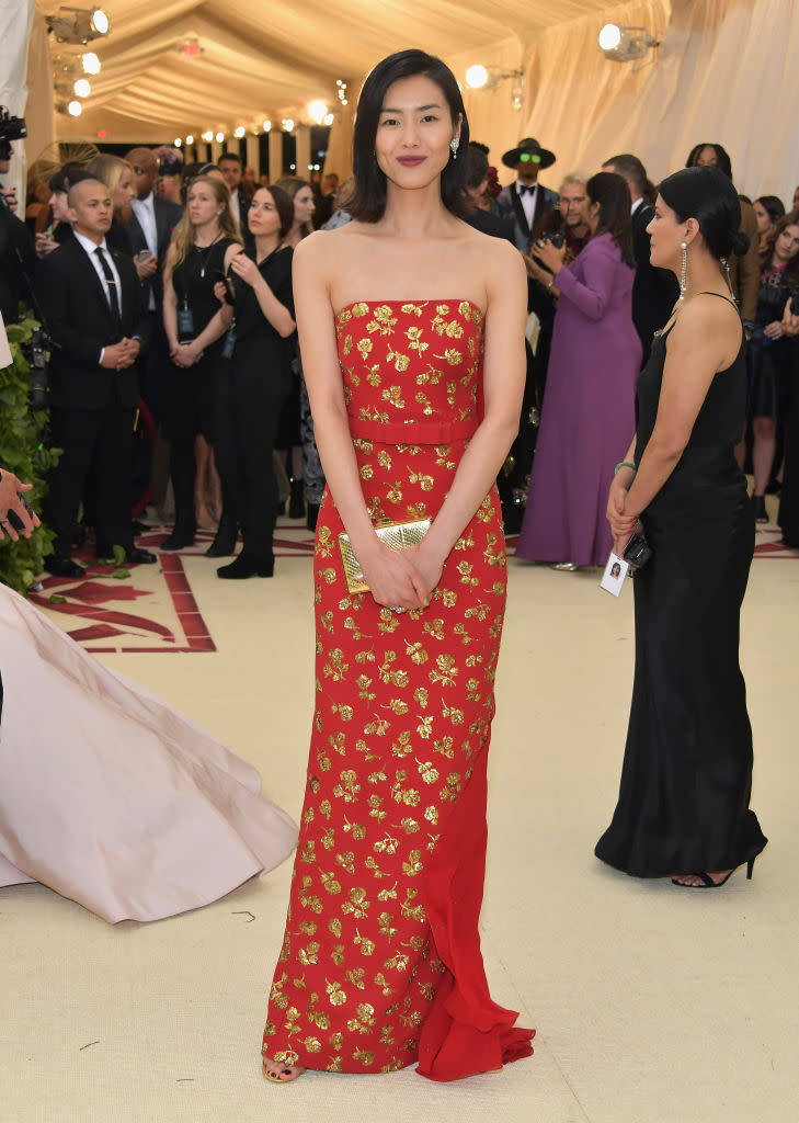 <p>The model has attended the gala nine times, and has worn Michael Kors to three of them. (Photo: Getty Images) </p>