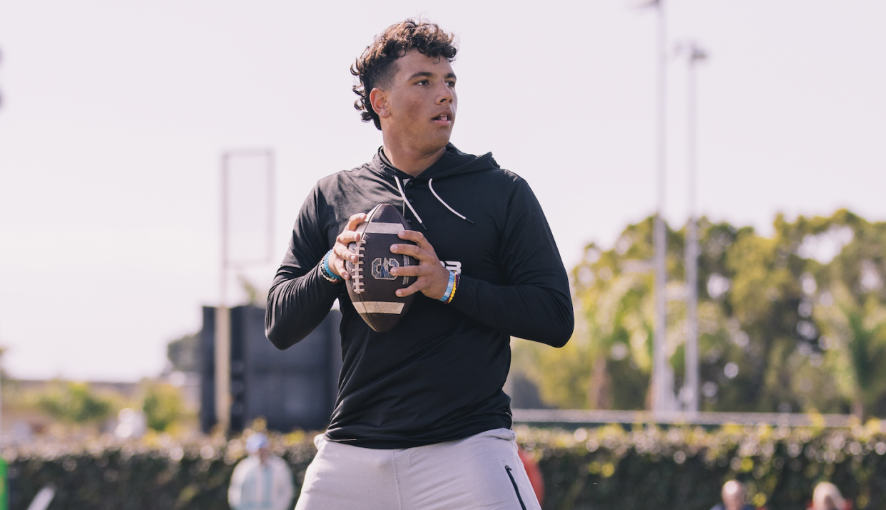 Dylan Raiola is headed to Nebraska. (Aubrey Lao/Getty Images)