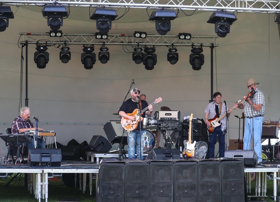 The band Remington's Ride plays Friday, June 11, 2021 during Walleye Weekend in Lakeside Park in Fond du Lac.