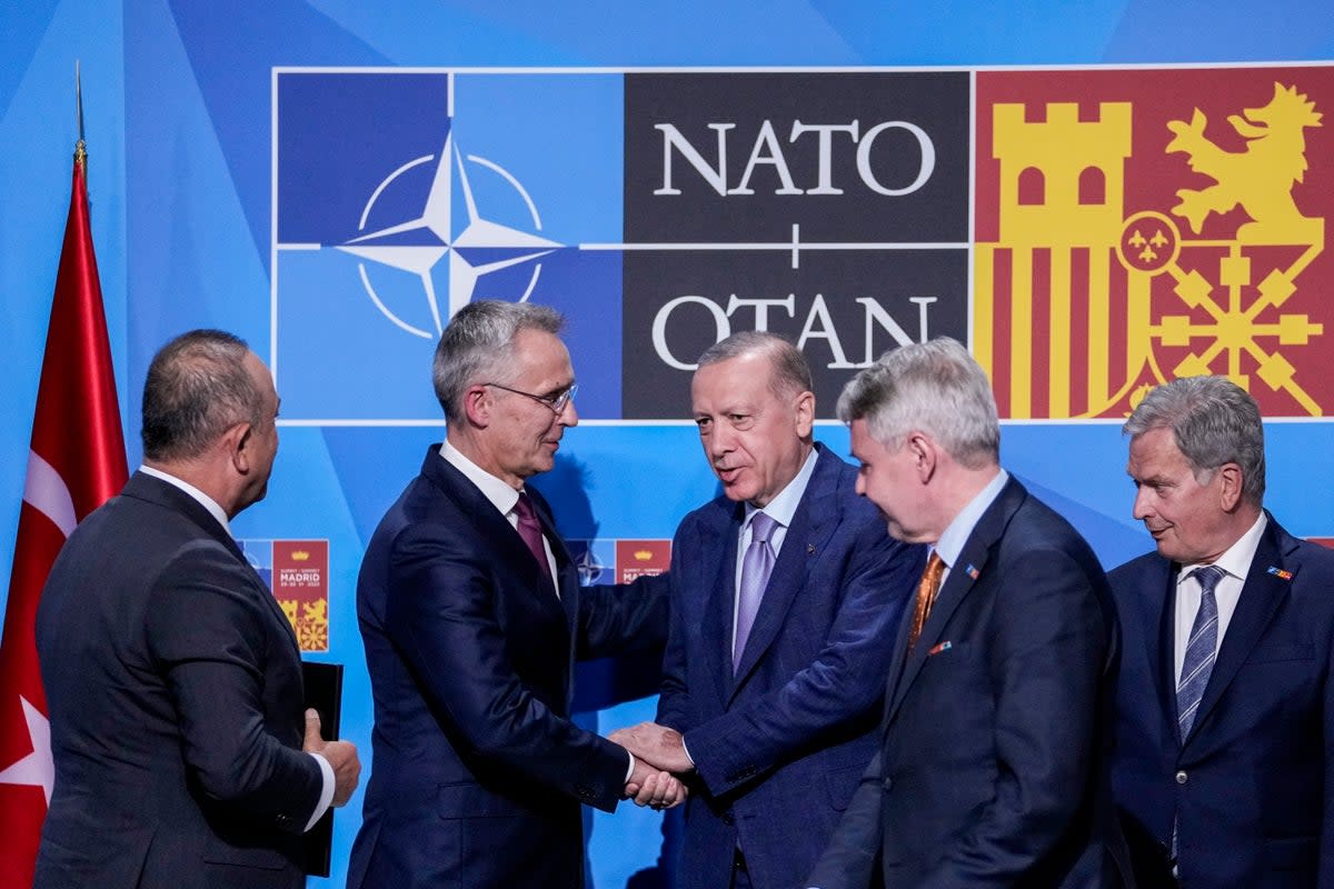 APTOPIX Spain NATO Summit (AP)