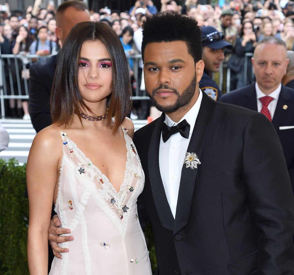 Selena Gomez and The Weeknd attend the "Rei Kawakubo/Comme des Garcons: Art Of The In-Between" Costume Institute Gala at the Metropolitan Museum of Art on May 1, 2017 in New York City