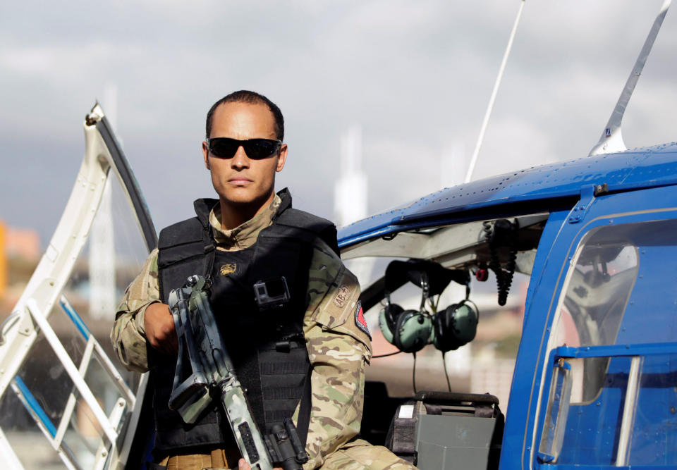 Actor&nbsp;and police officer Oscar Perez, pictured here in 2015, executed a shocking attack on Venezuela's Supreme Court in June. (Photo: Christian Veron/REUTERS)