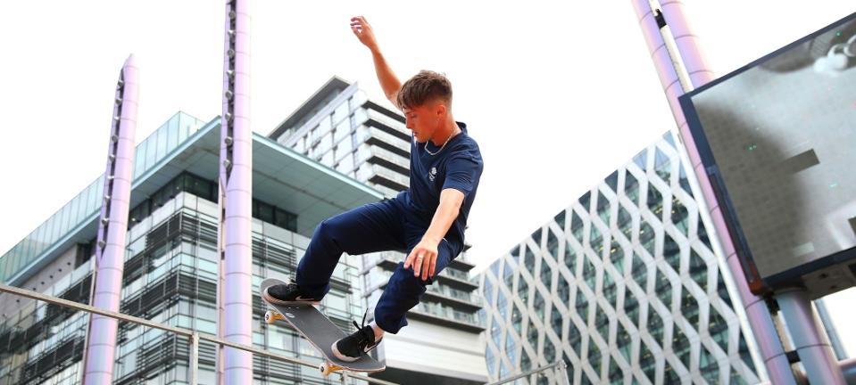 Alex Decunha is aiming to history as Team GB's first Olympic skateboarder at the 2020 Games in Tokyo, just under one year away.