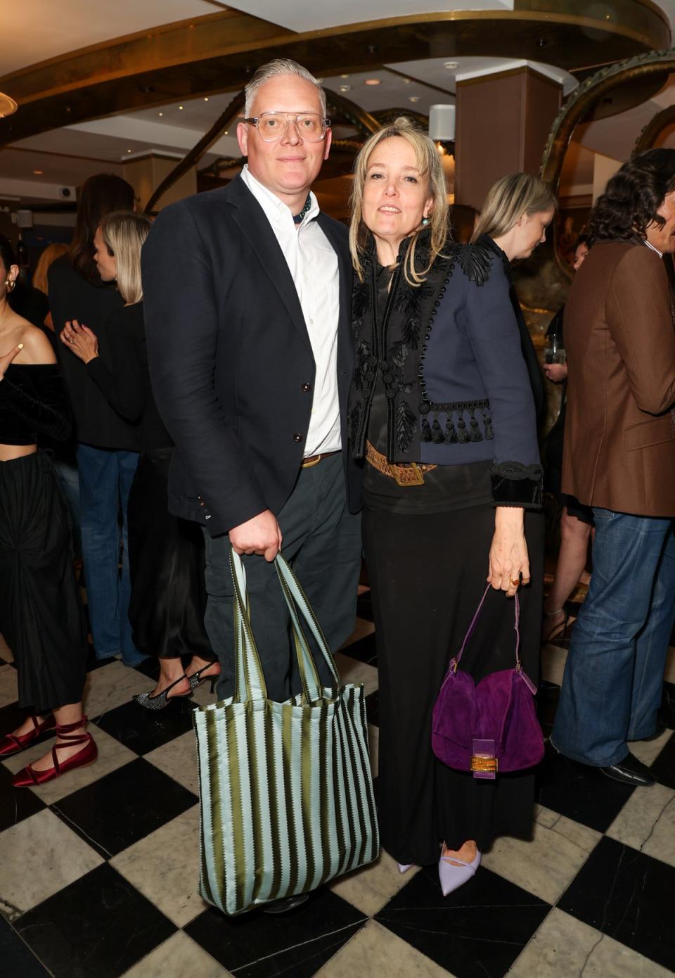 Giles Deacon and Bay Garnett (Dave Benett/Getty Images for Mal)