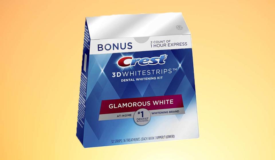 Crest 3D Whitestrips Glamorous White box