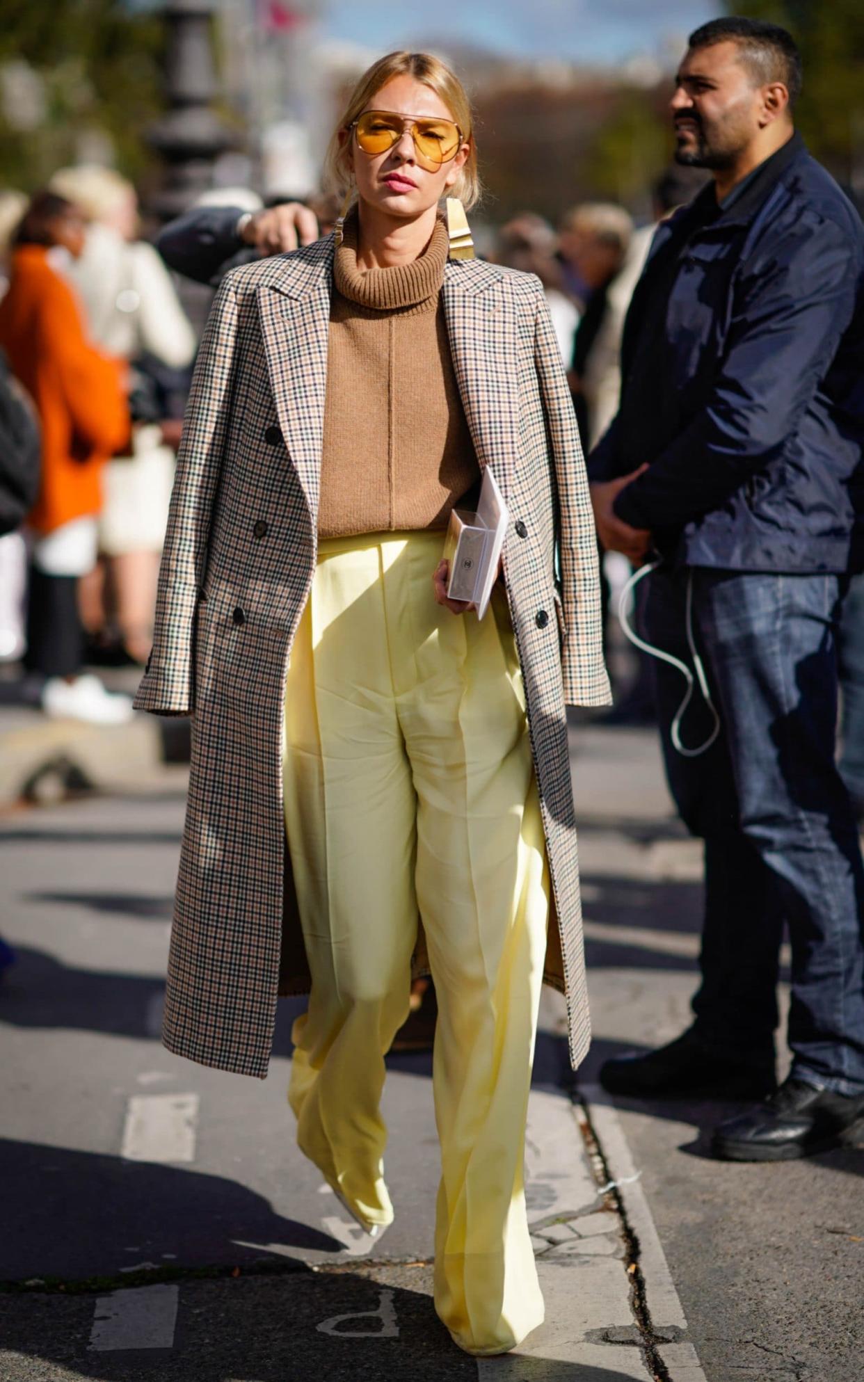 Roberta Benteler layers up at Paris Fashion Week  - Getty Images Europe