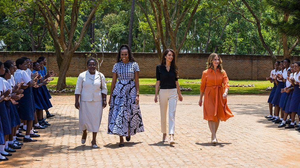 Obama, Gates y Clooney en Malawi