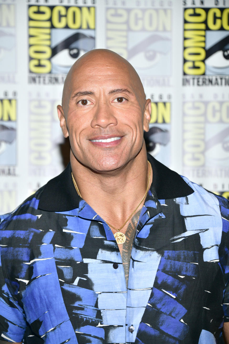 Dwayne Johnson arrives at Comic-Con International: San Diego on July 23, 2022