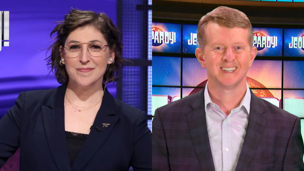 "Jeopardy!" viewers will continue to see both Mayim Bialik and Ken Jennings. (Photo: Jeopardy)