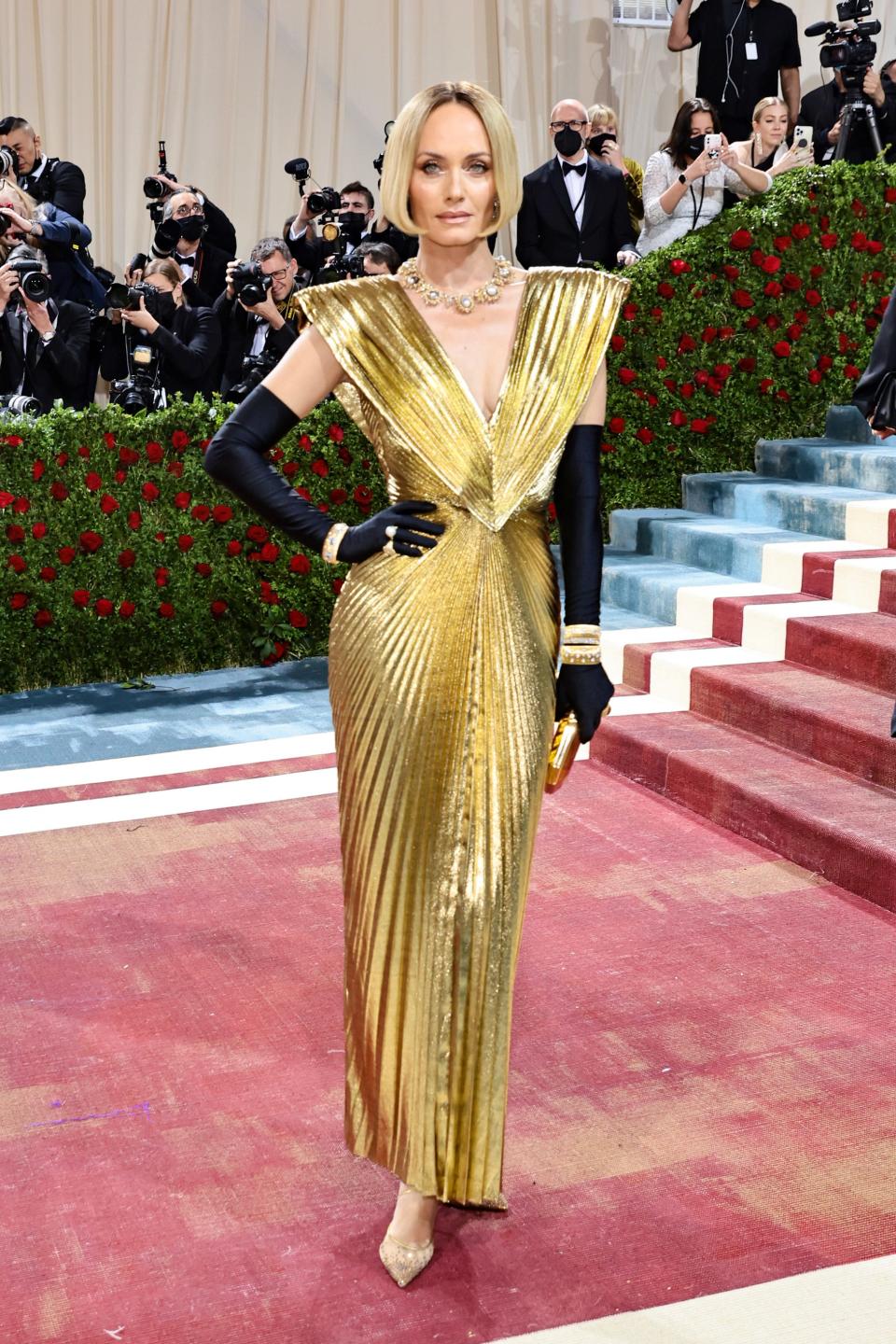 Amber Valletta attends the 2022 Met Gala.