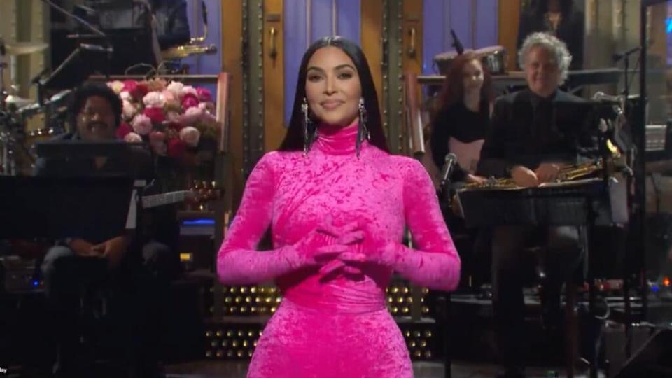 Kim Kardashian on "Saturday Night Live."