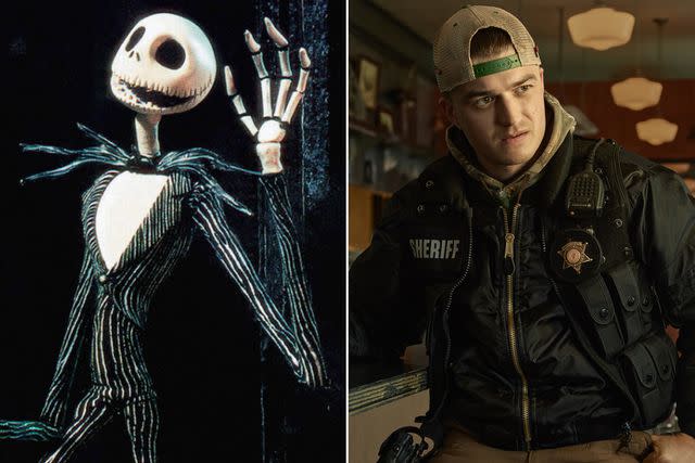 <p>Buena Vista Pictures/ Everett; Frank W Ockenfels III/FX</p> Jack in 'The Nightmare Before Christmas;' Joe Keery as Gator Tillman in 'Fargo'