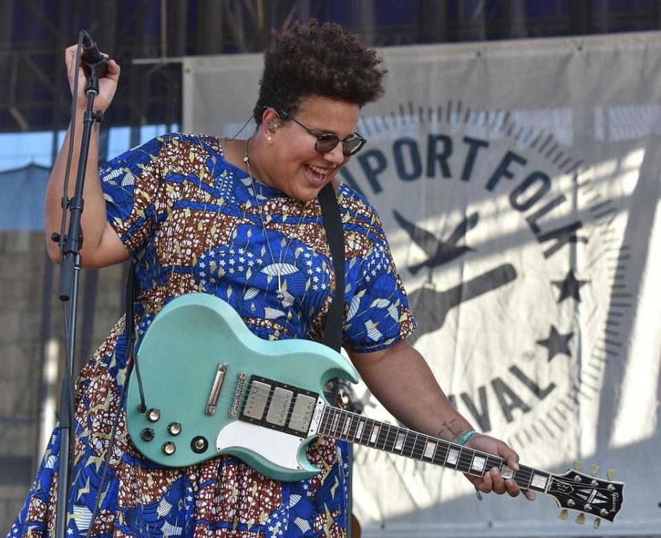 Brittany Howard performs at the Newport Folk Festival in 2018.