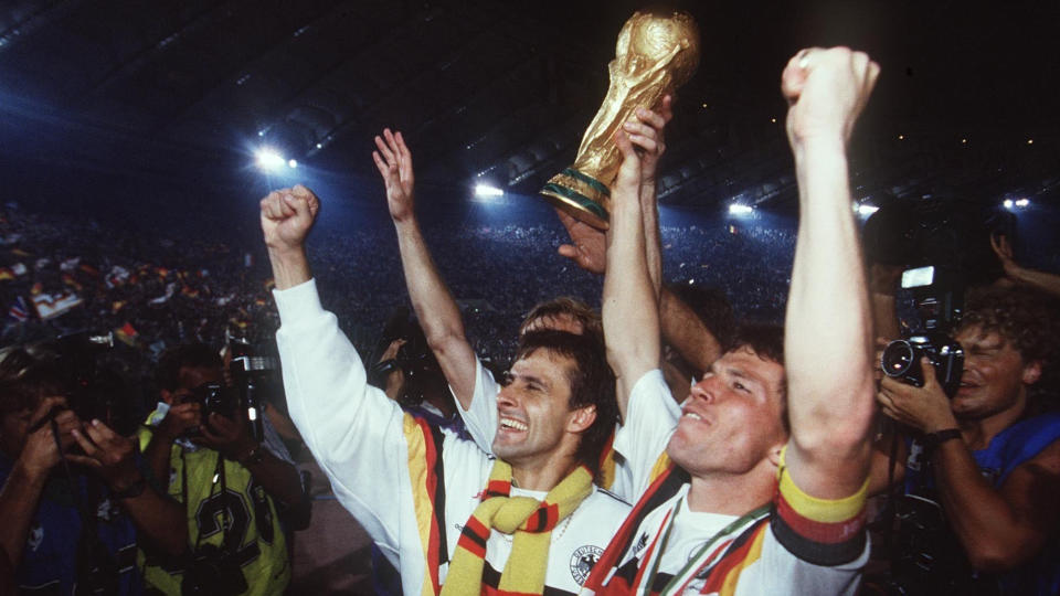 Sky's new docuseries Italia 90 explores one of the most significant World Cup tournaments in recent memory. (Sky UK/Getty)