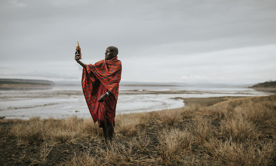 Maasai morning ritual