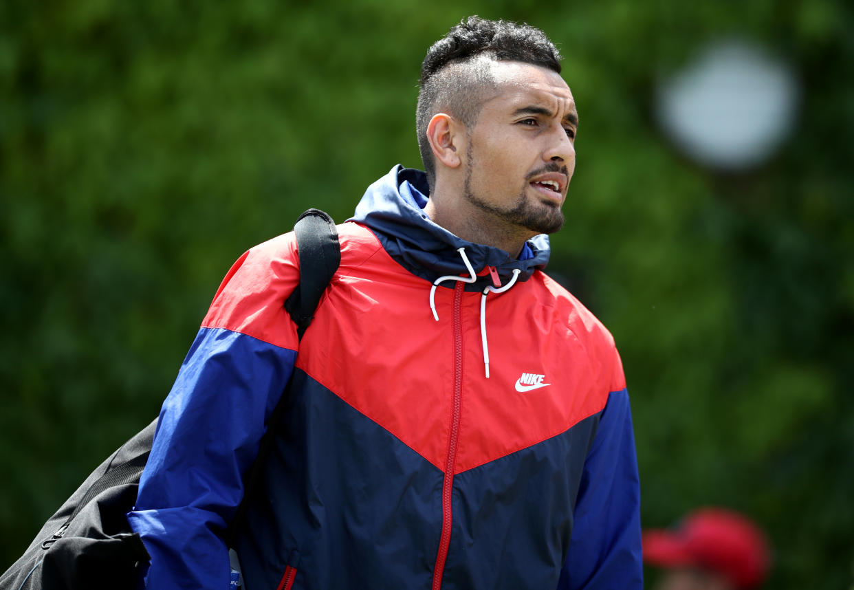 The tennis star (pictured at Wimbledon in 2018) hit rock bottom in his early 20s. (Getty Images)