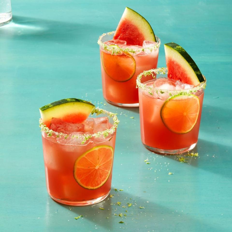 11) Big-Batch Watermelon Margaritas