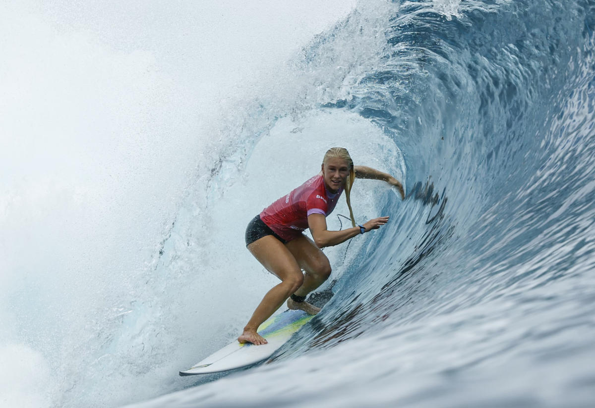 Surf’s up! Paris Olympics surfing competition commences in Tahiti, with wave rides and wipe outs