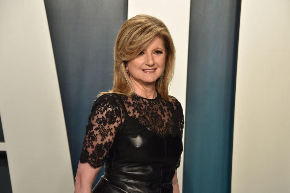 Arianna Huffington attends the 2020 Vanity Fair Oscar Party at Wallis Annenberg Center for the Performing Arts on February 09, 2020 in Beverly Hills, California.