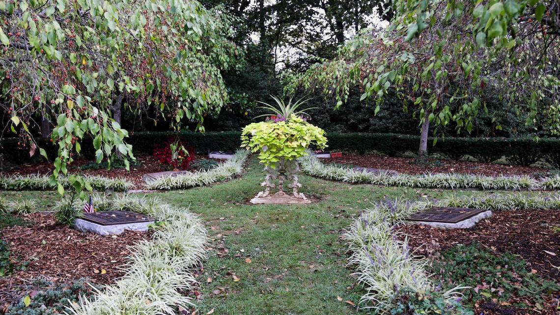 A designated scattering garden located within the Lexington Cemetery on West Main Street, Sept. 13, 2023.